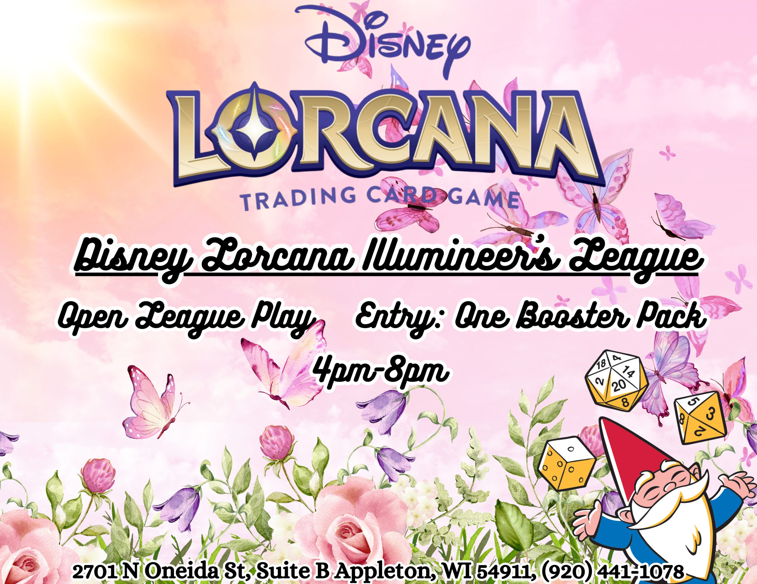 Disney Lorcana League at Gnome Games Appleton North