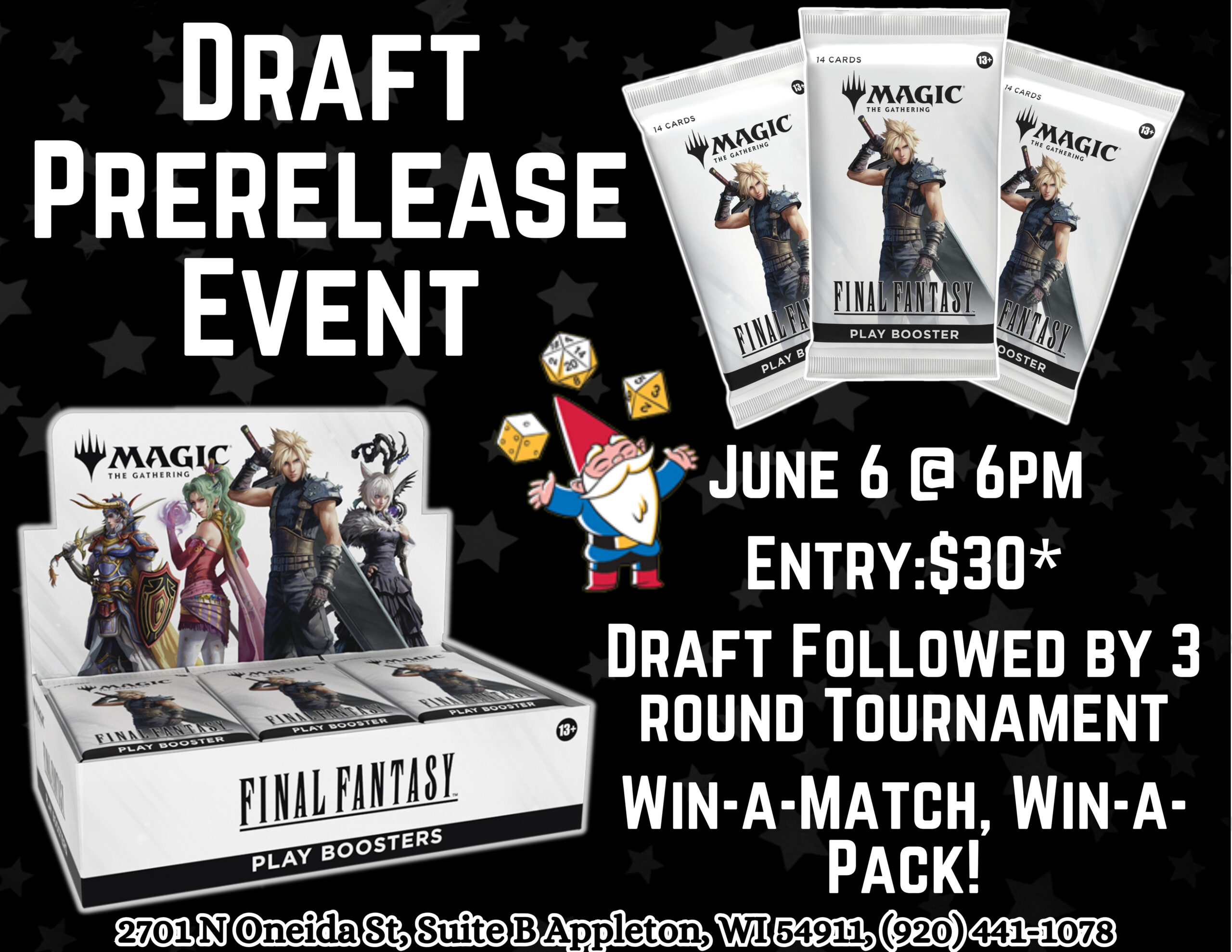 Draft Prerelease at Gnome Games Appleton North