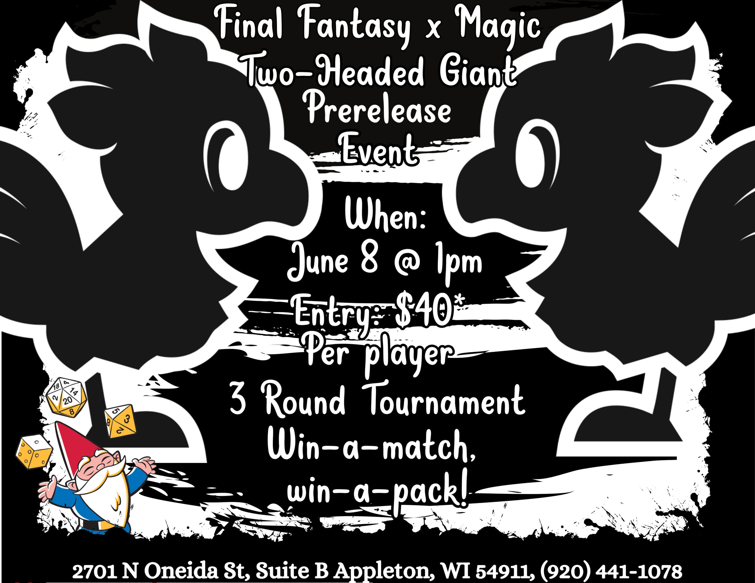 Two Headed Giant Prerelease at Gnome Games Appleton North