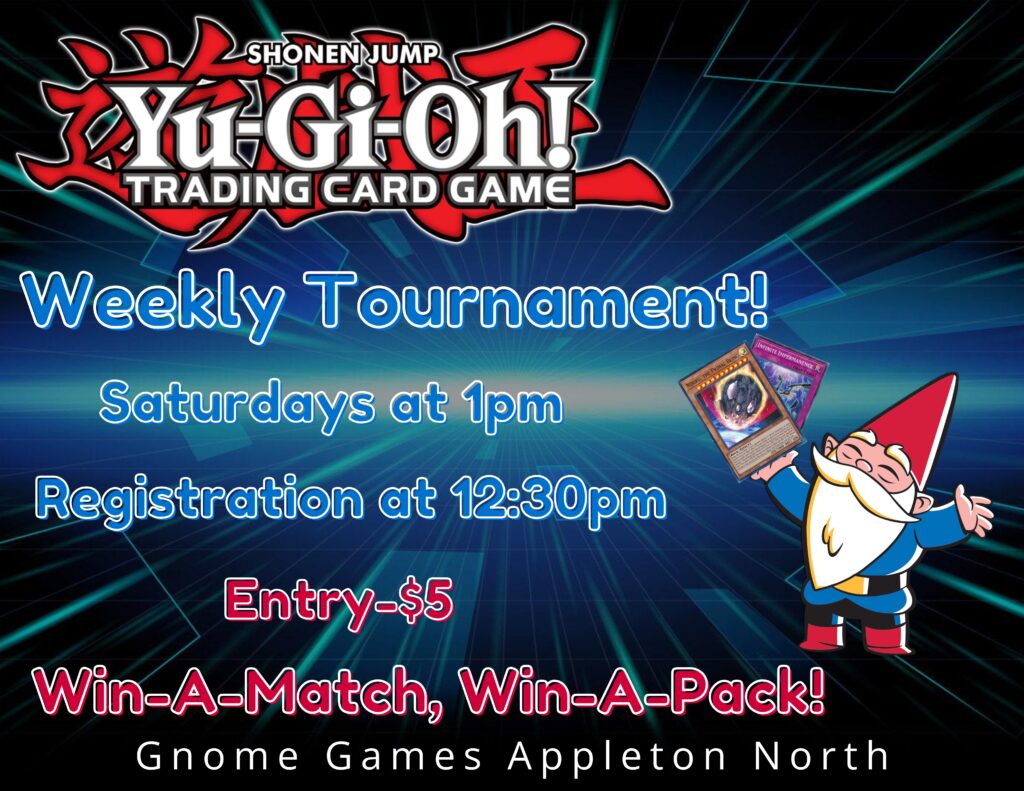 Yu-Gi-Oh! at Gnome Games Appleton North