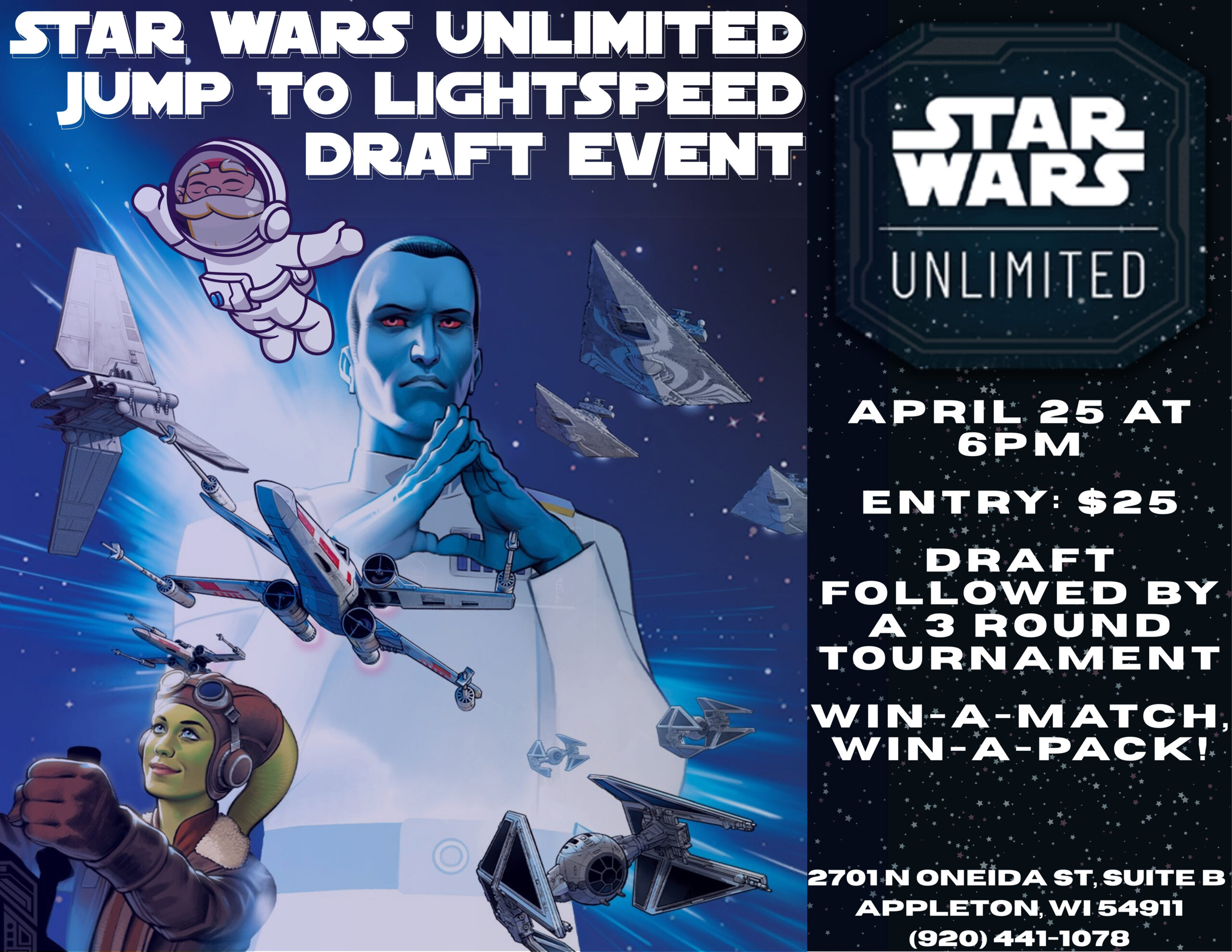 Jump to Lightspeed Draft at Gnome Games Appleton North!