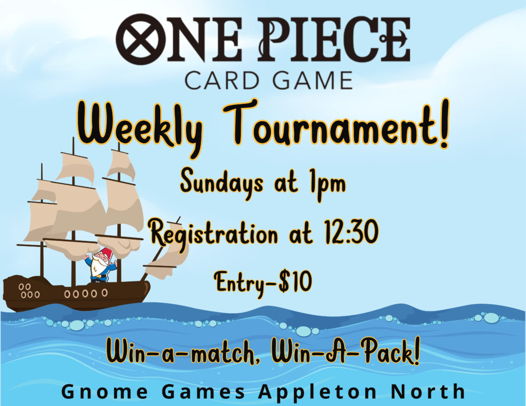 One Piece Weekly Tournament at Gnome Games Appleton North