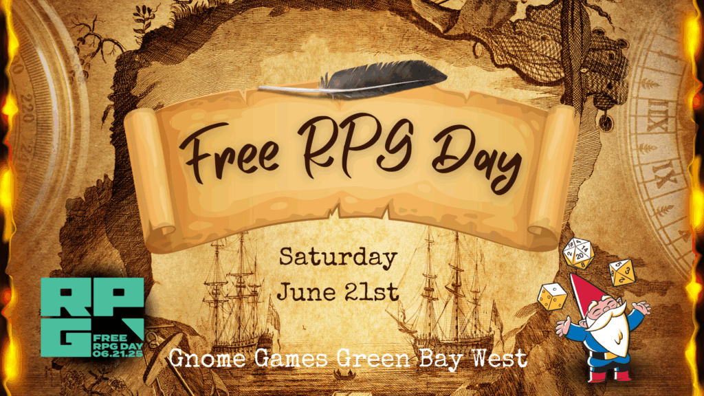 Free RPG Day Gnome Games Green Bay West