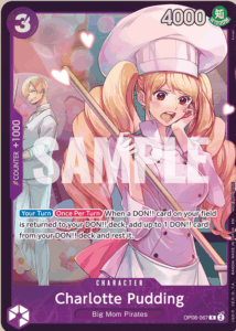 One Piece Charlotte Pudding Card