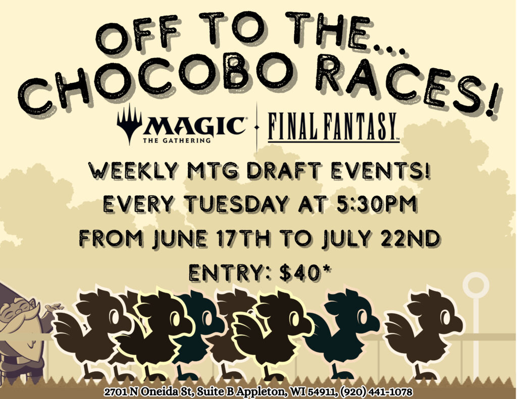 Chocobo Racing at Gnome Games Appleton North