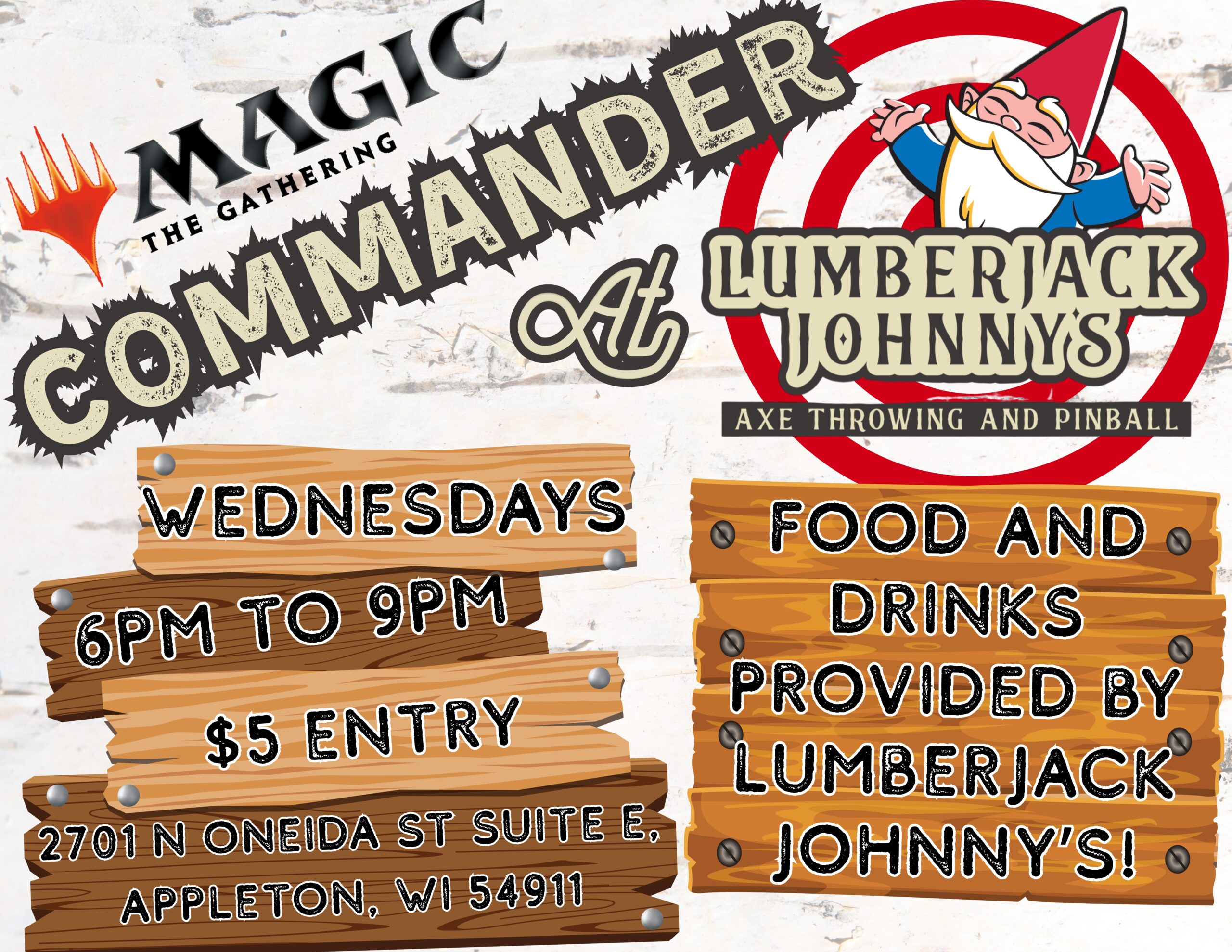 Commander at Lumberjack Johnny's