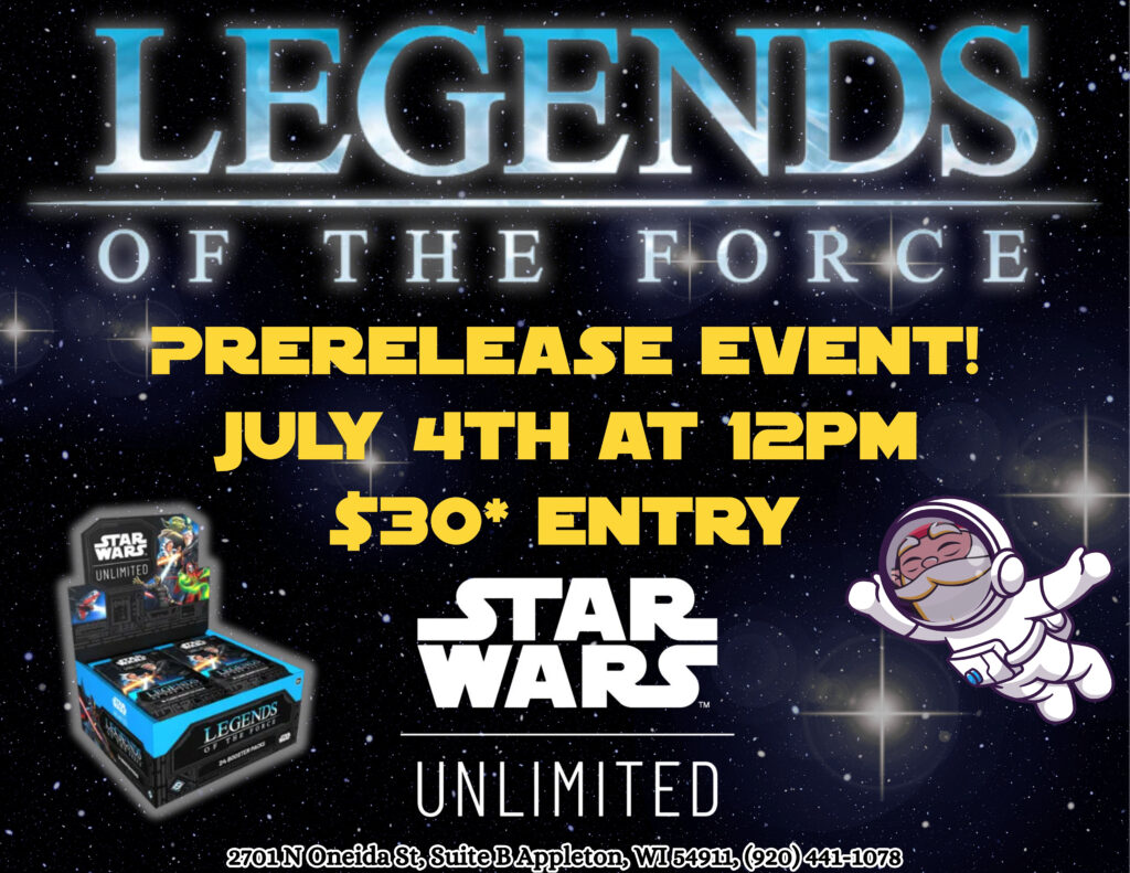 Legends of the Force Prerelease Gnome Games Appleton North