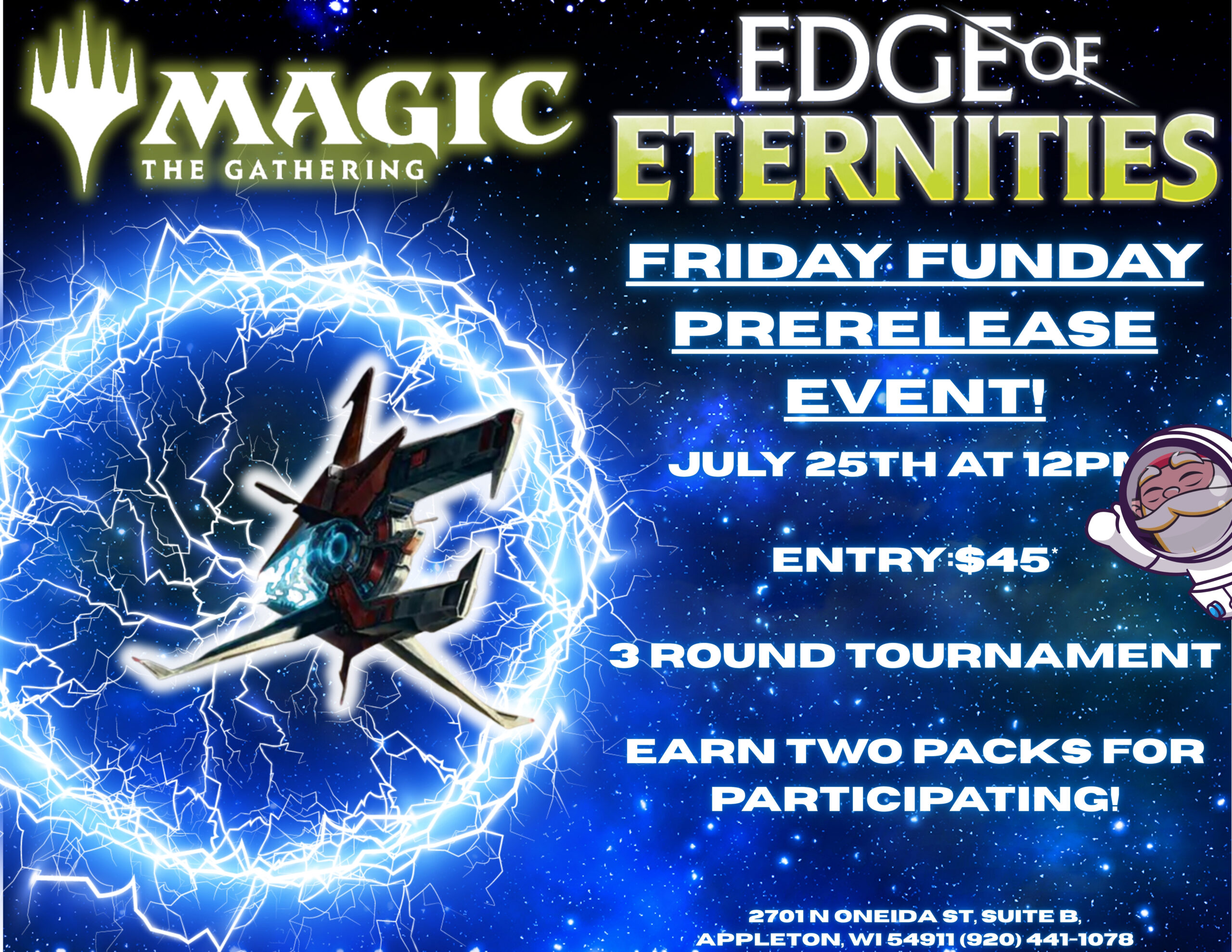 Edge of Eternities Prerelease at Gnome Games Appleton North