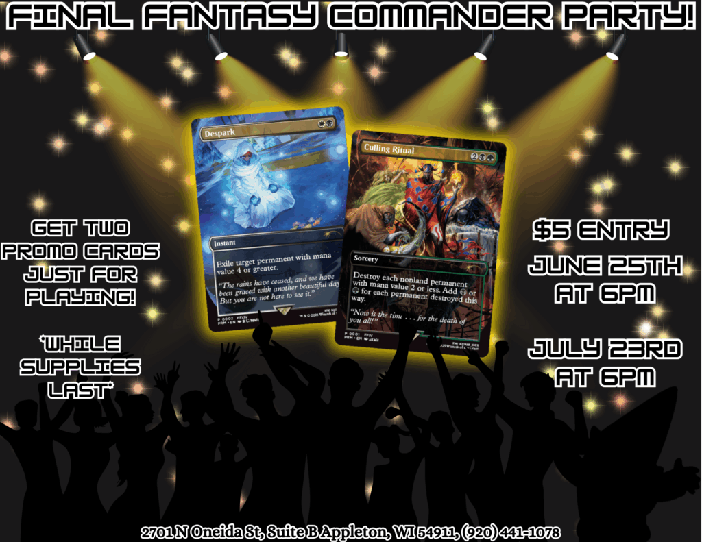 Final Fantasy x Magic: the Gathering June Commander Party