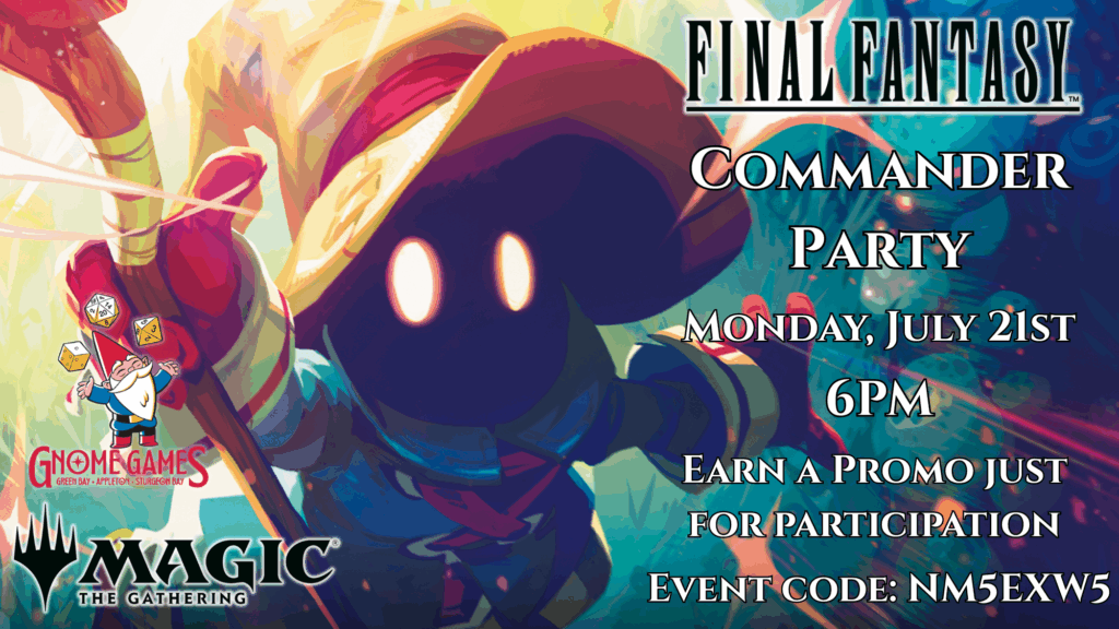 Commander Party Gnome Games Green Bay West