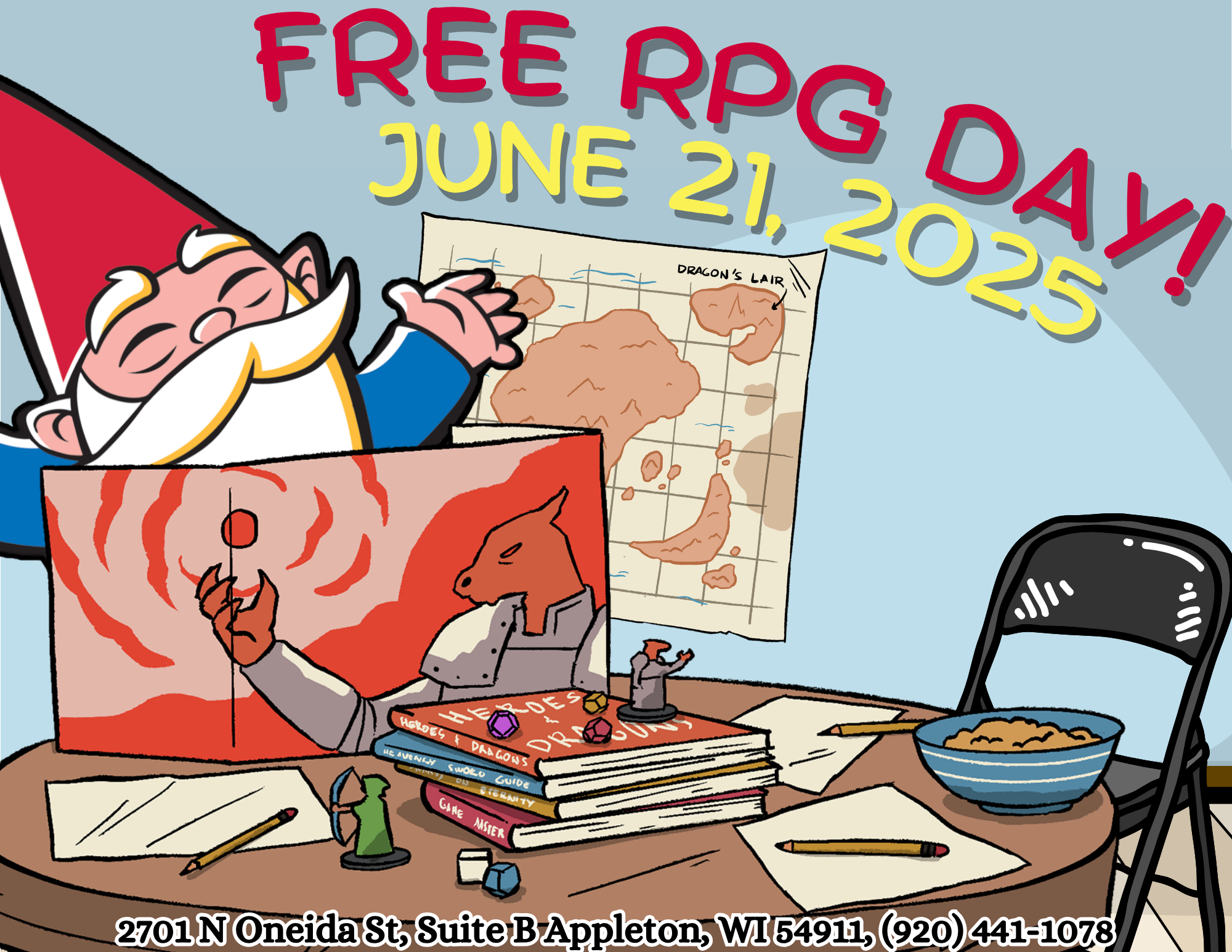 Free RPG Day at Gnome Games Appleton North