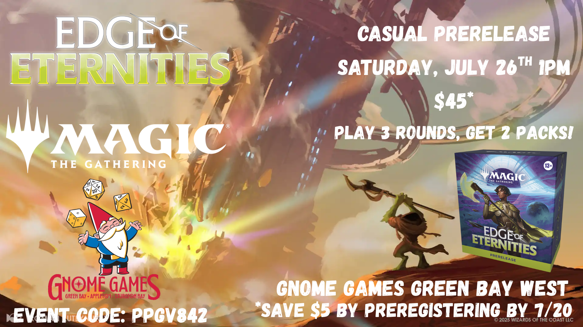 Green Bay West Casual Magic Prerelease
