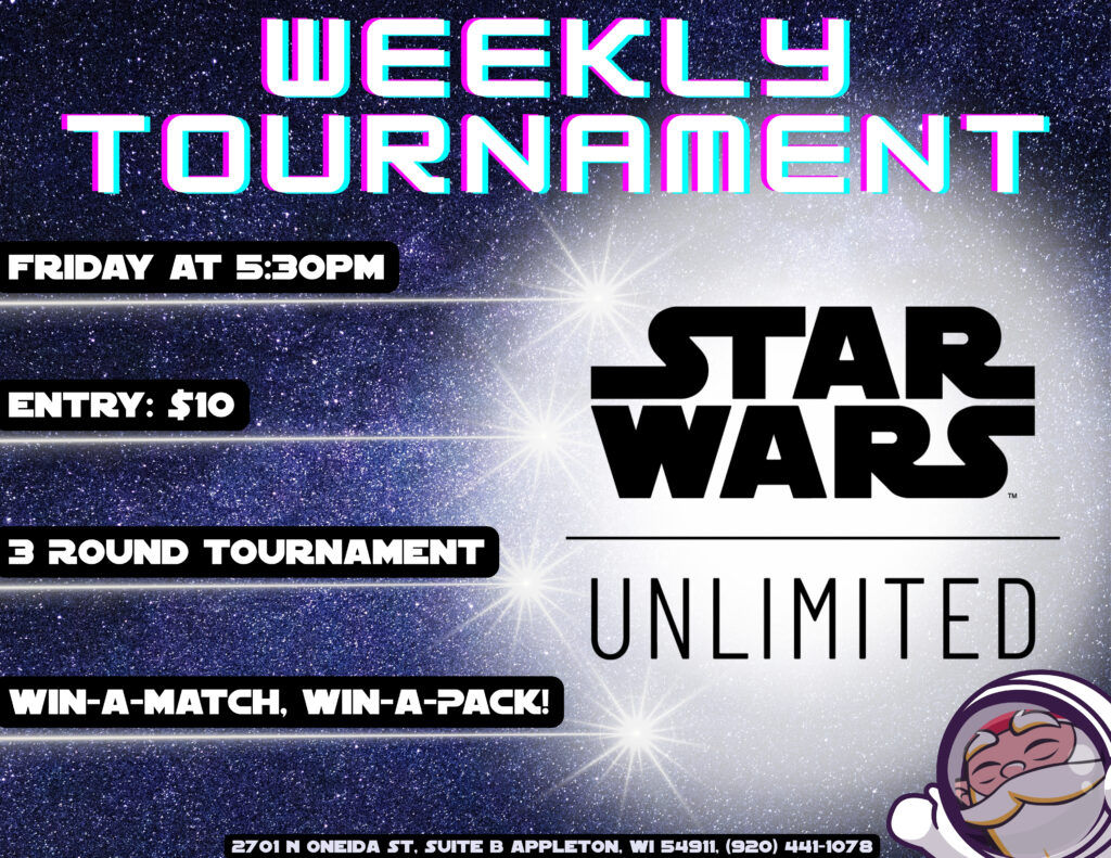 Star Wars Unlimited Weekly Tournament at Gnome Games Appleton North