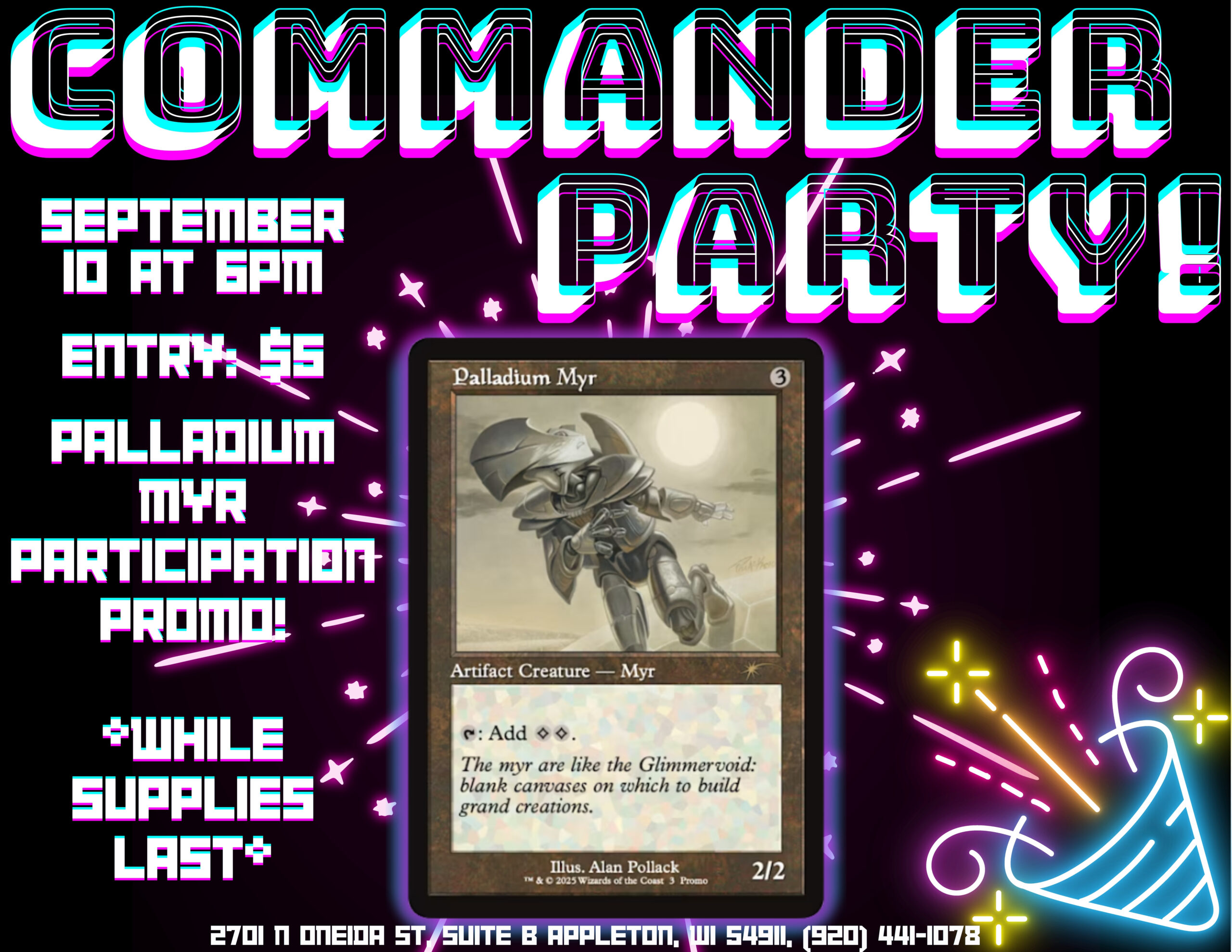 Edge of Eternities Commander Party at Gnome Games Appleton North