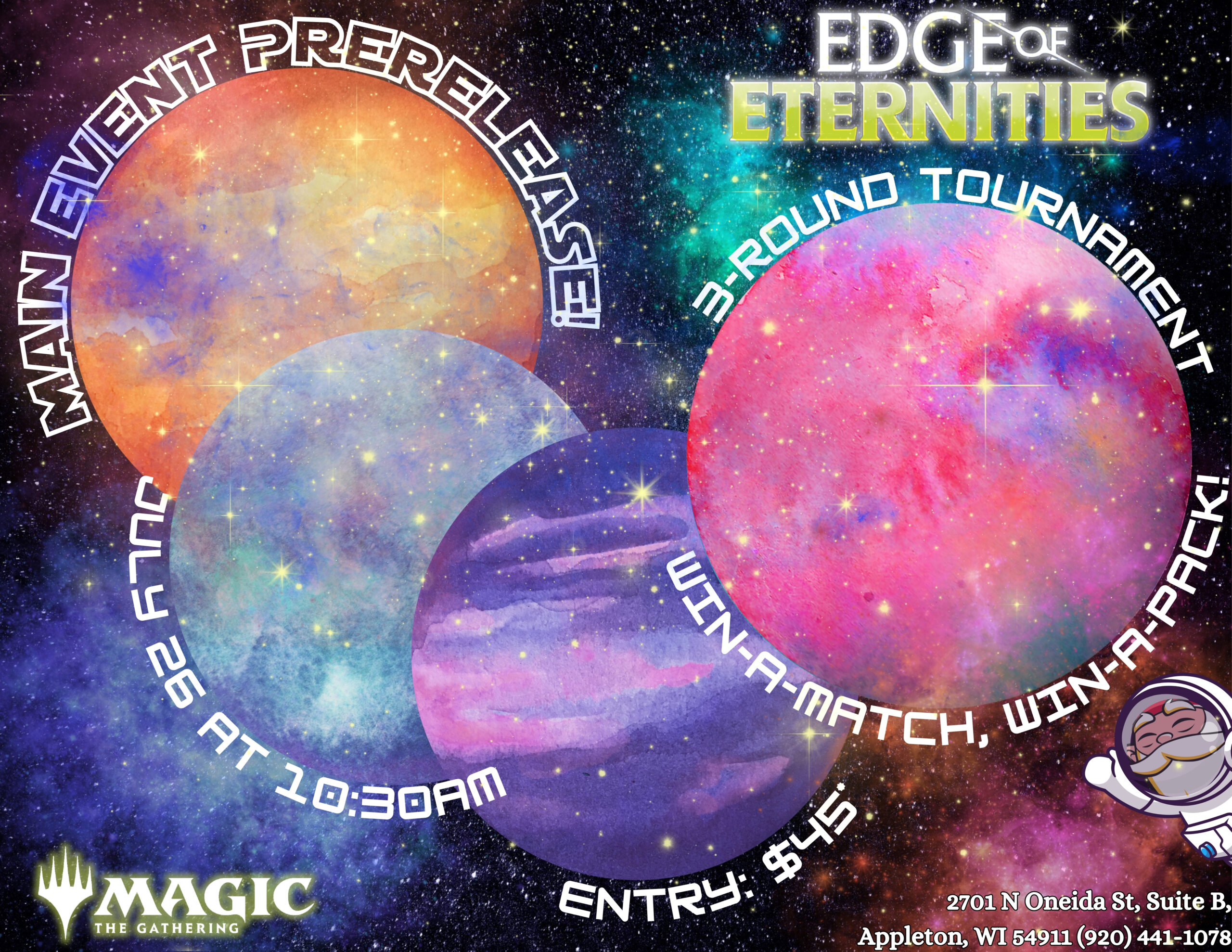 Edge of Eternities Main Event Prerelease at Gnome Games Appleton North