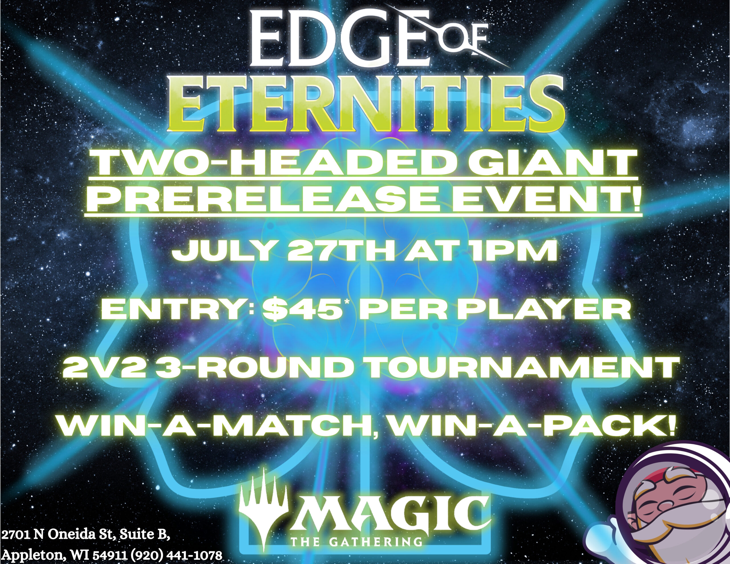 Edge of Eternities 2 Headed Giant Prerelease at Gnome Games Appleton North