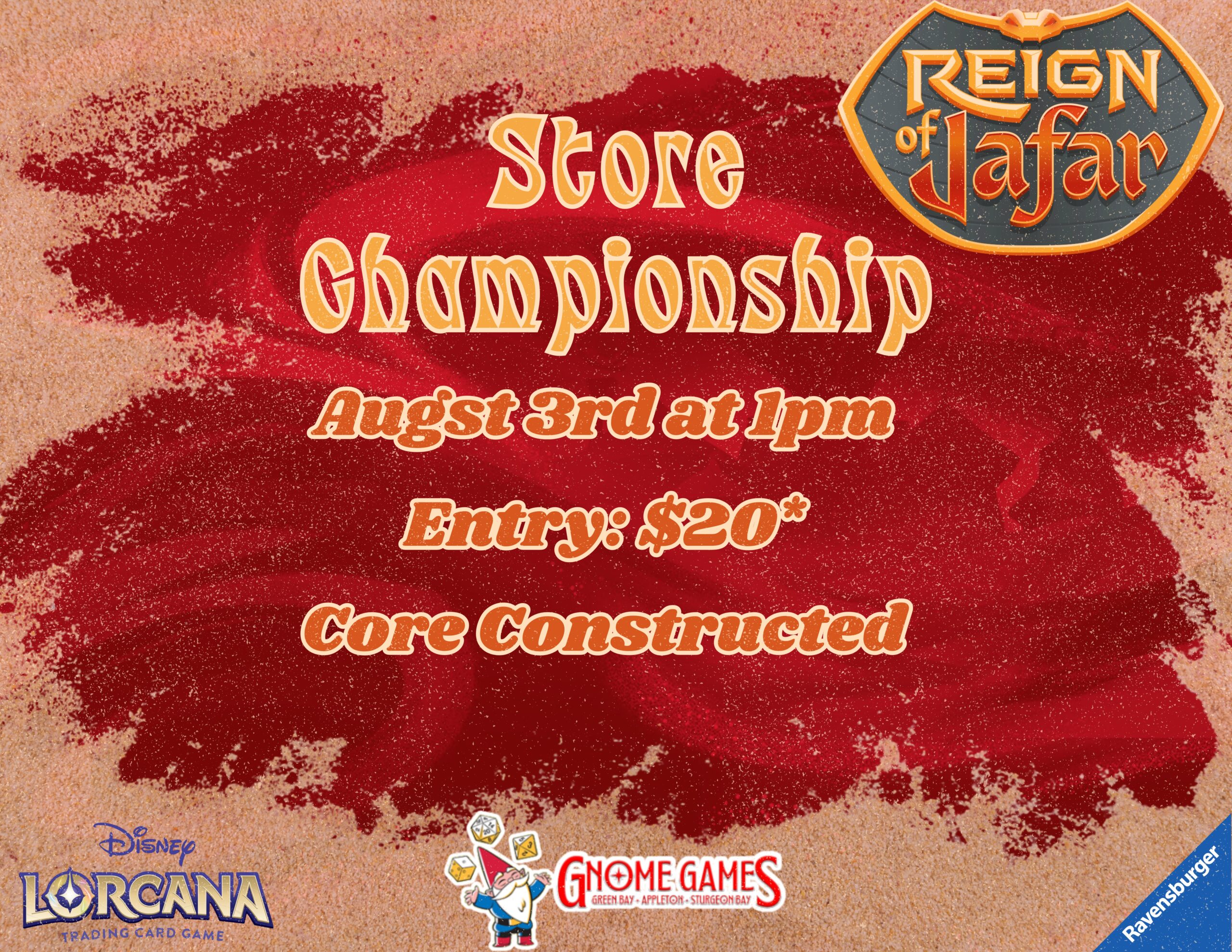 Reign of Jafar Store Championship Gnome Games Appleton North