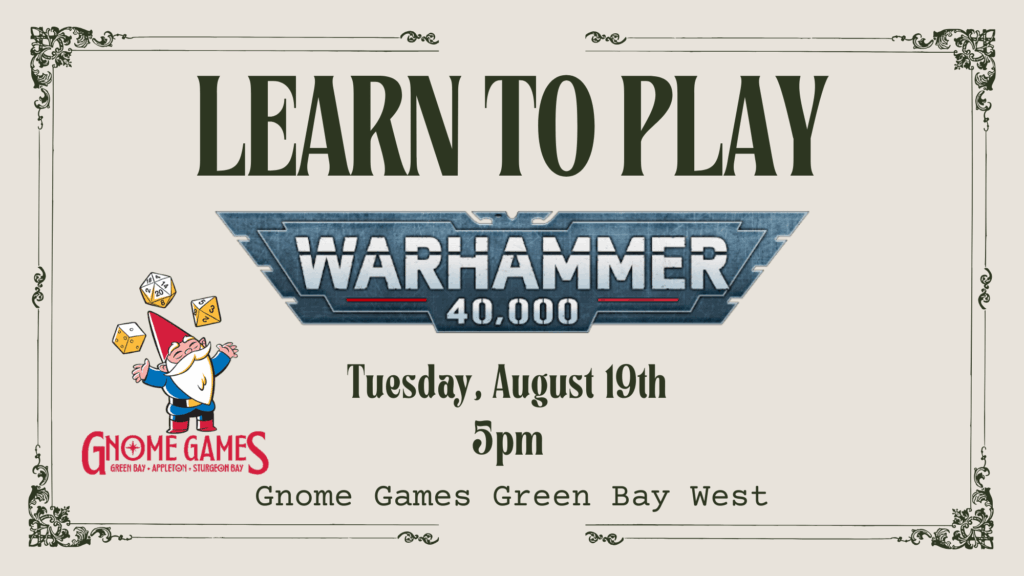 Learn to Play Warhammer 40k.