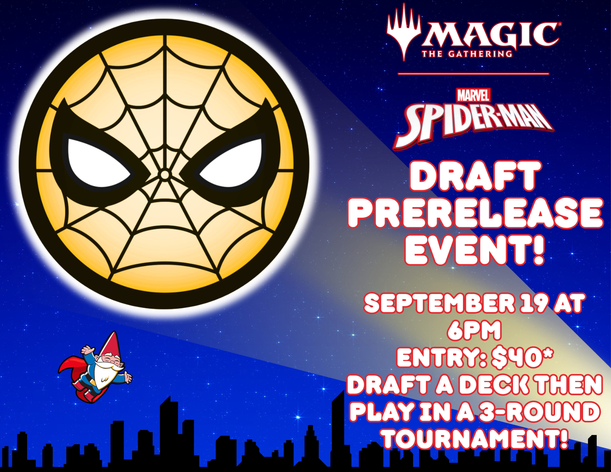 Magic the Gathering Spiderman Draft Prerelease at Gnome Games Appleton North