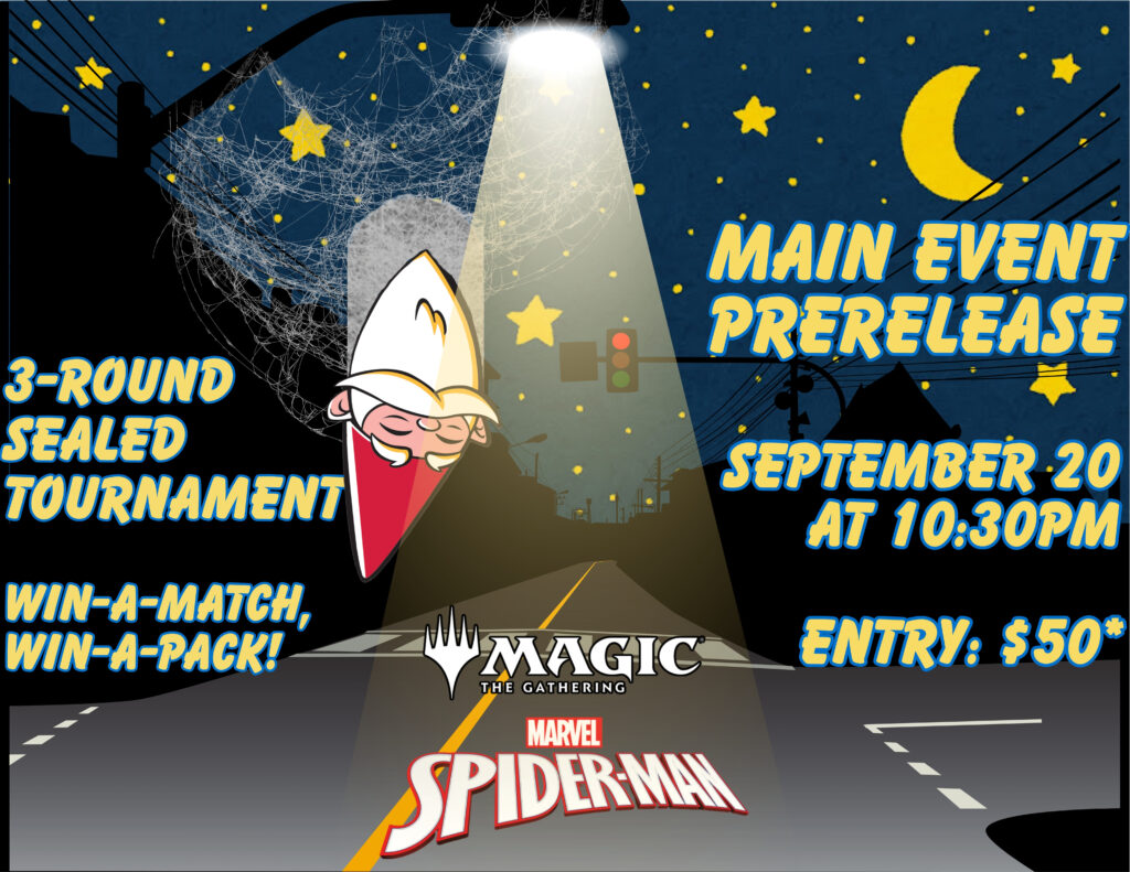 Spiderman Magic the Gathering Main Event Prerelease at Gnome Games Appleton North