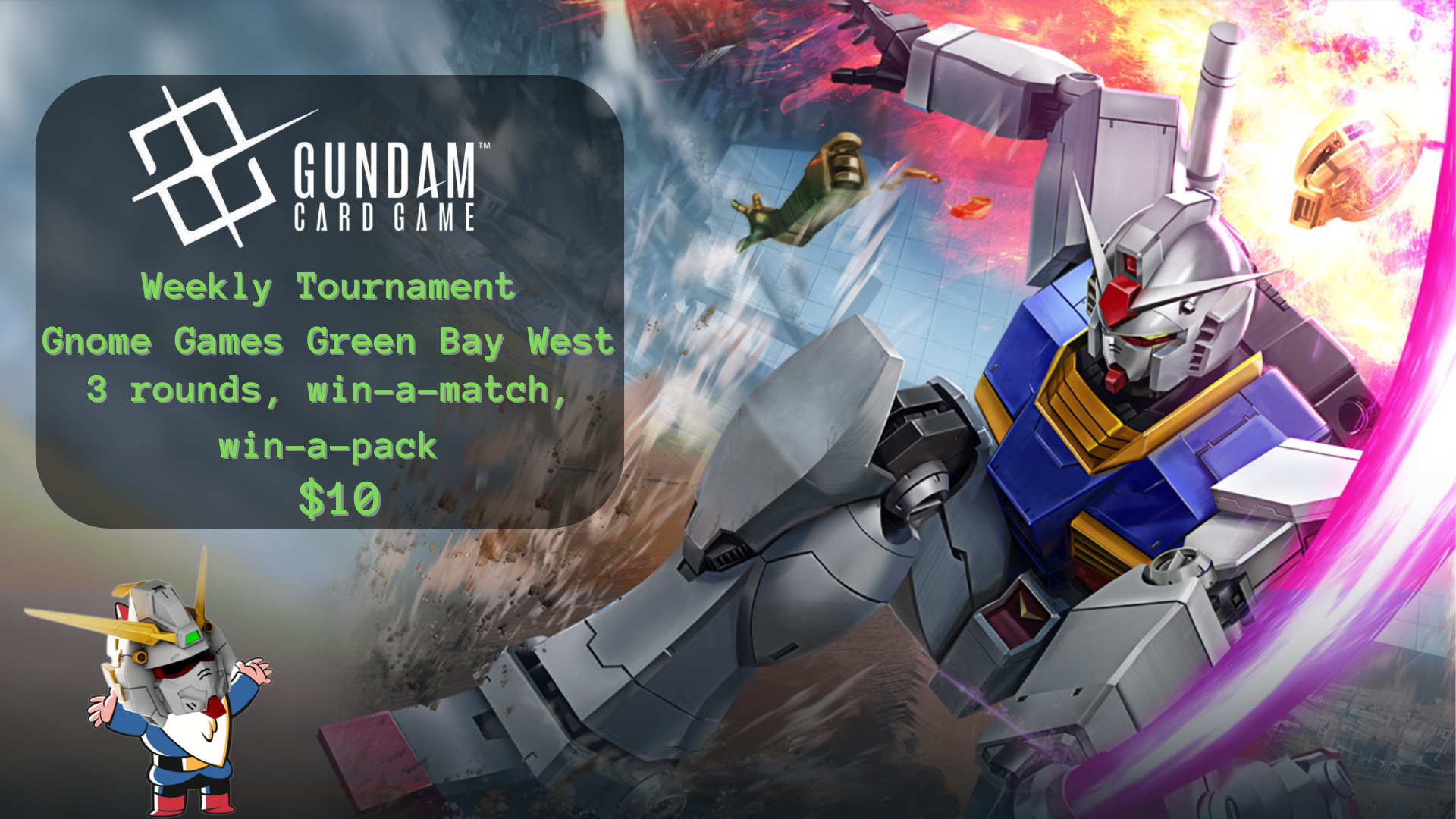 Gundam Card Game Weekly Tournament – Gnome Games West