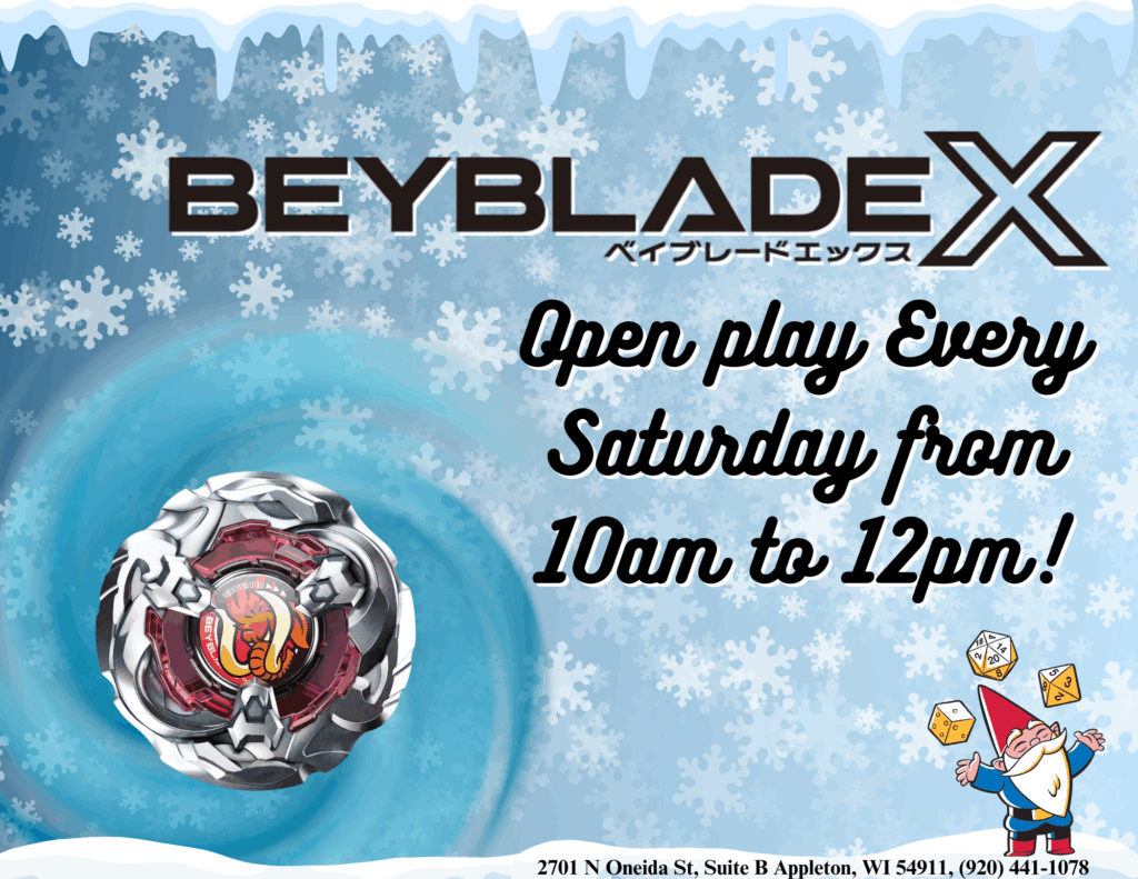 Beyblade Open Play Event Gnome Games Appleton North