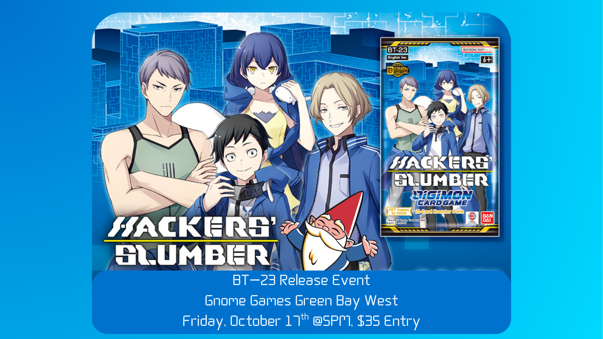 Hackers' Slumber Release Event Gnome Games Green Bay West