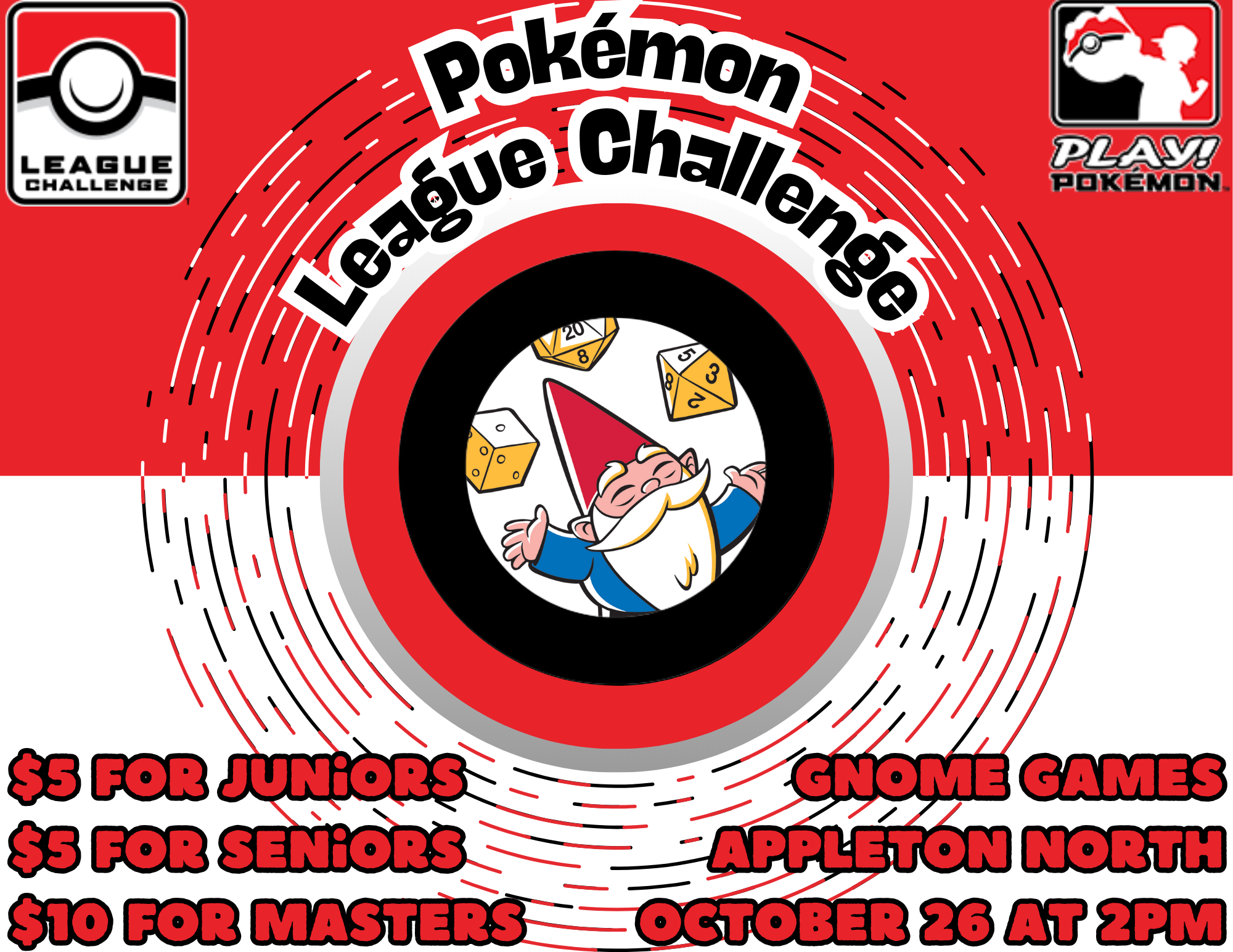 October League Challenge at Gnome Games Appleton North