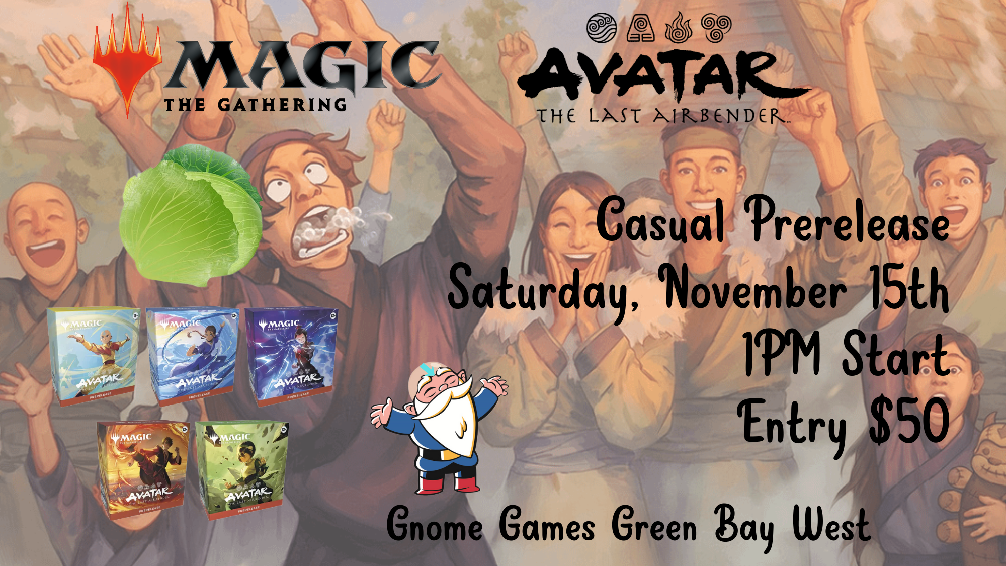 gnome west win a cabbage