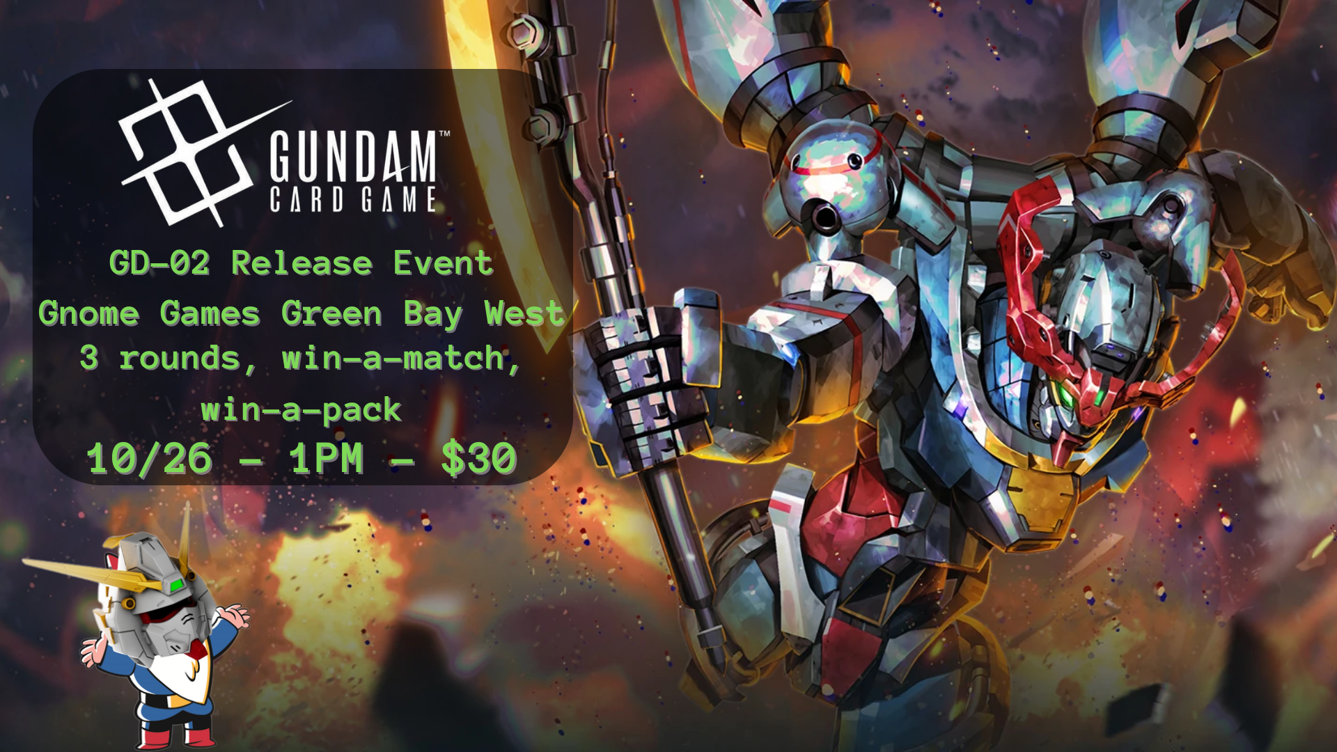 Gundam Release Event Gnome Games Green Bay West