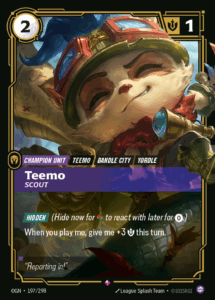 Teemo Promo Card