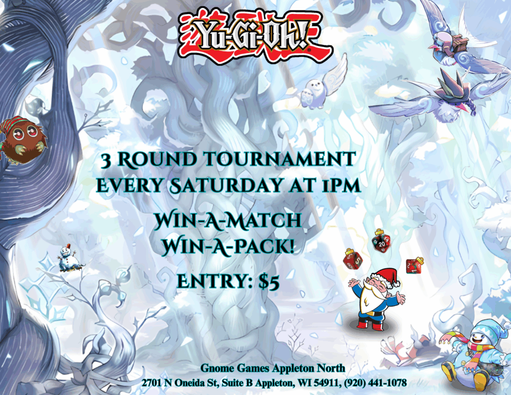 Weekly YuGiOh Tournament at Gnome Games Appleton North
