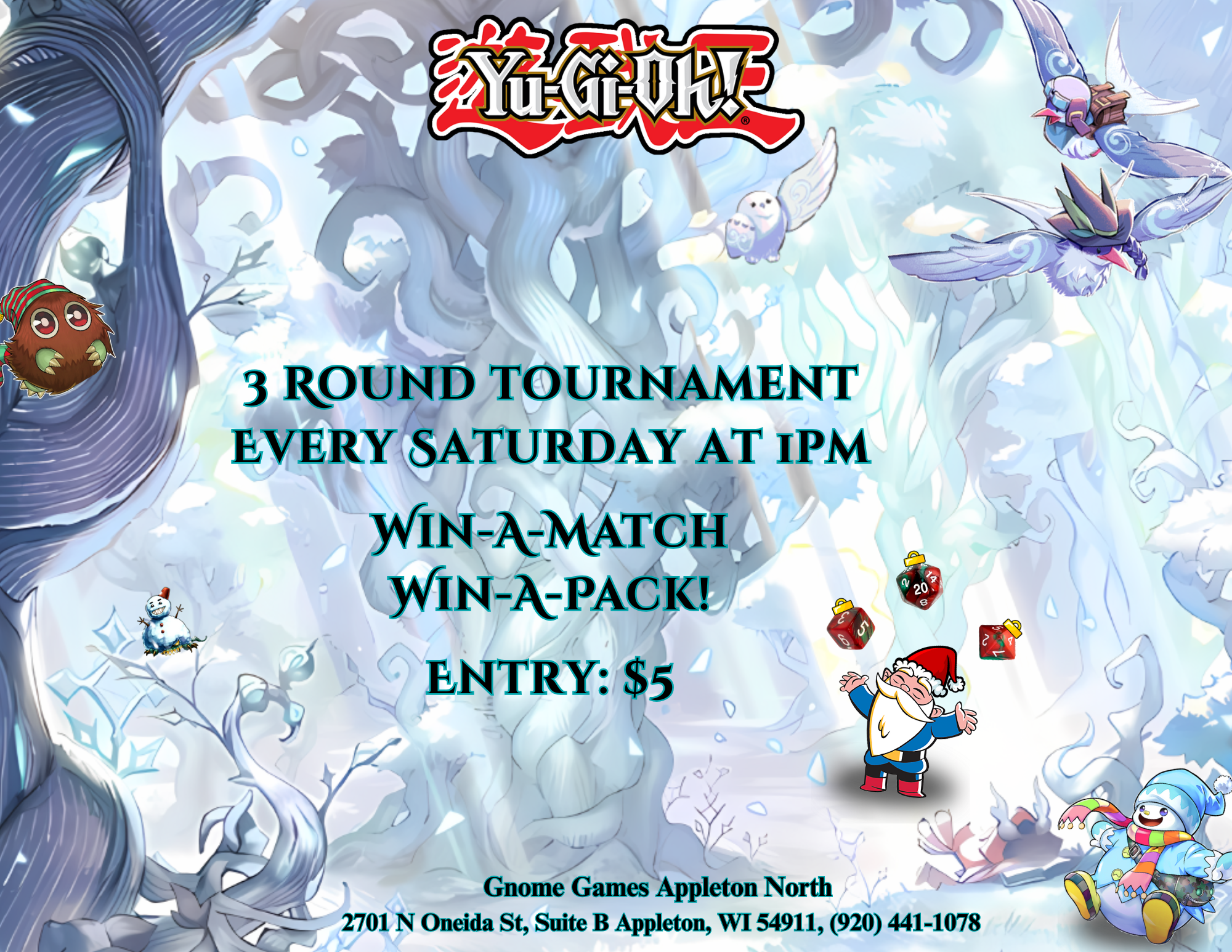 Weekly YuGiOh Tournament at Gnome Games Appleton North