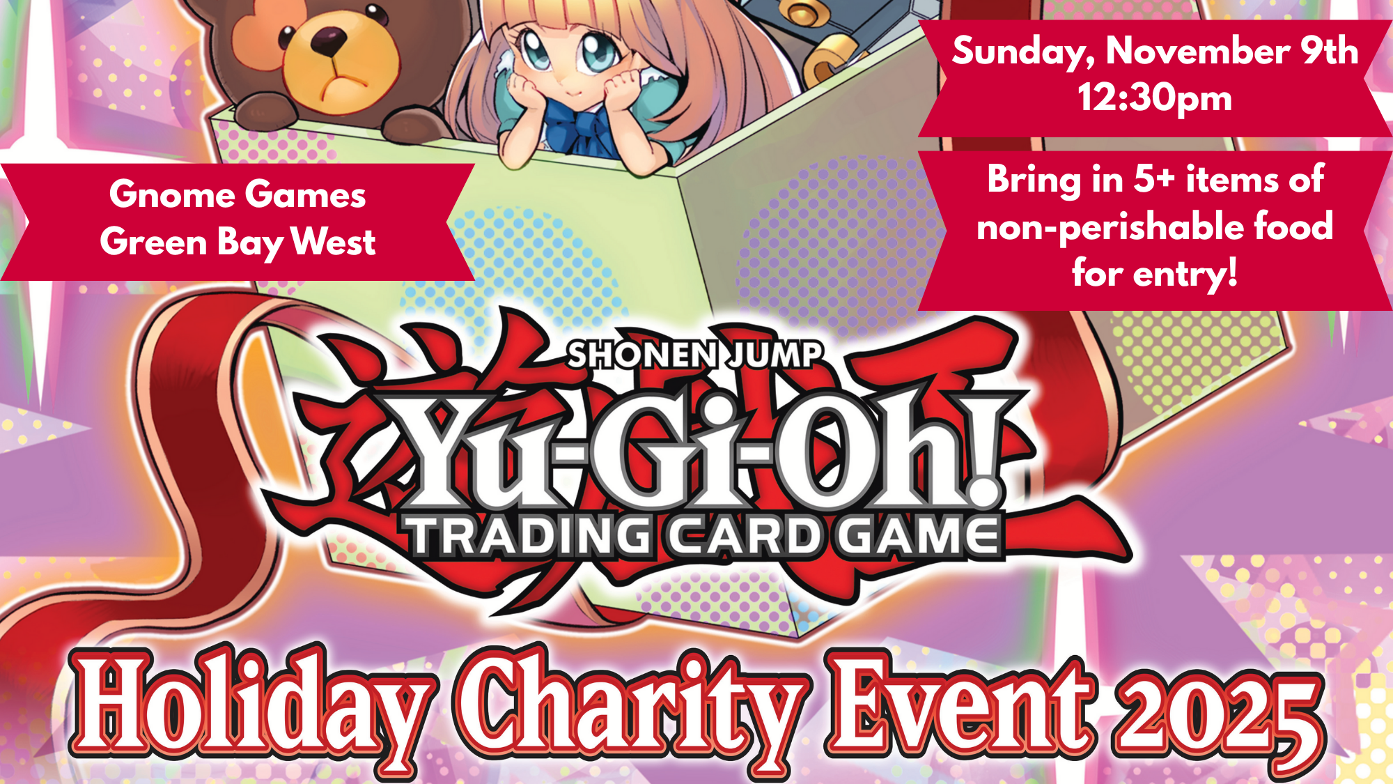 YuGiOh Holiday Charity Event 2025 – Green Bay West
