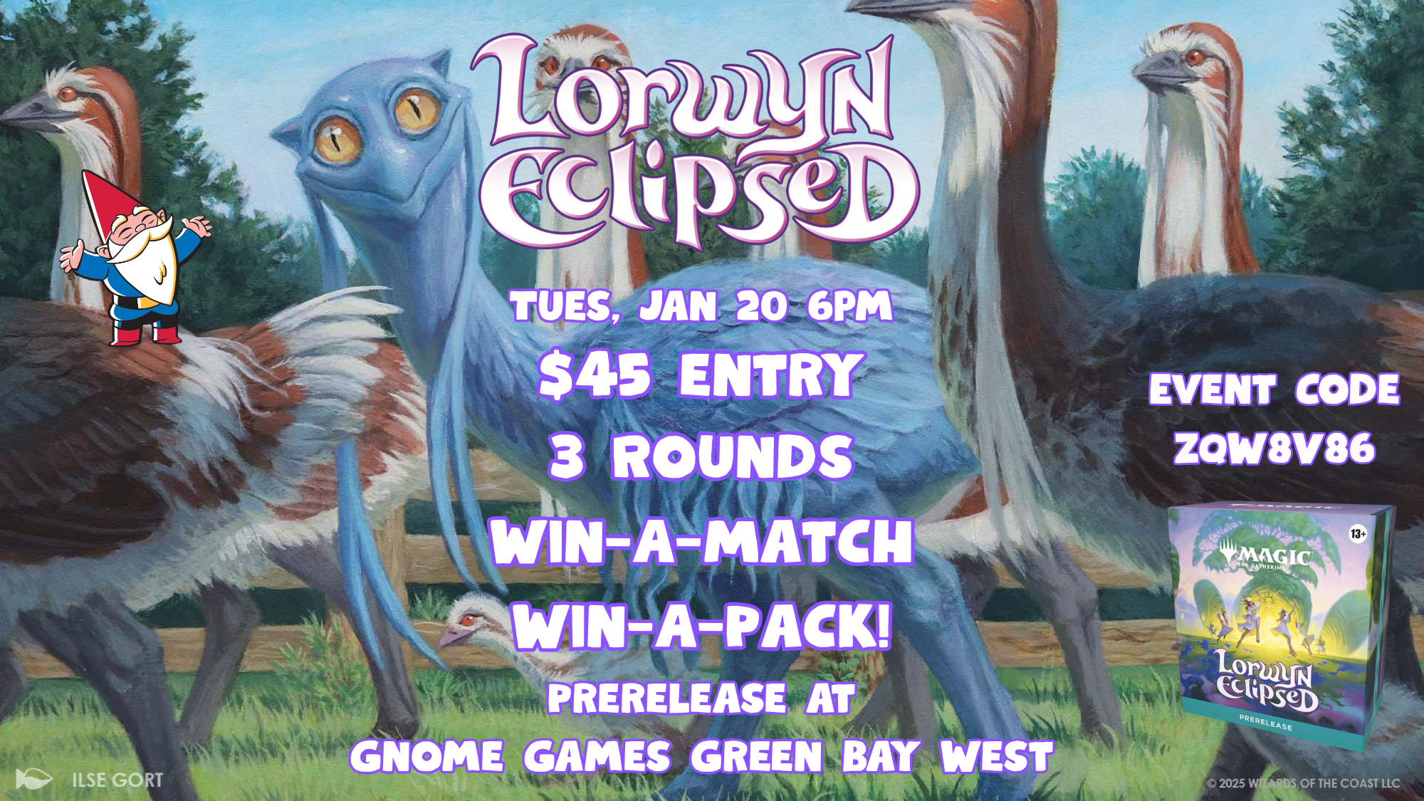 Tuesday Evening Prerelease Lorwyn Eclipsed