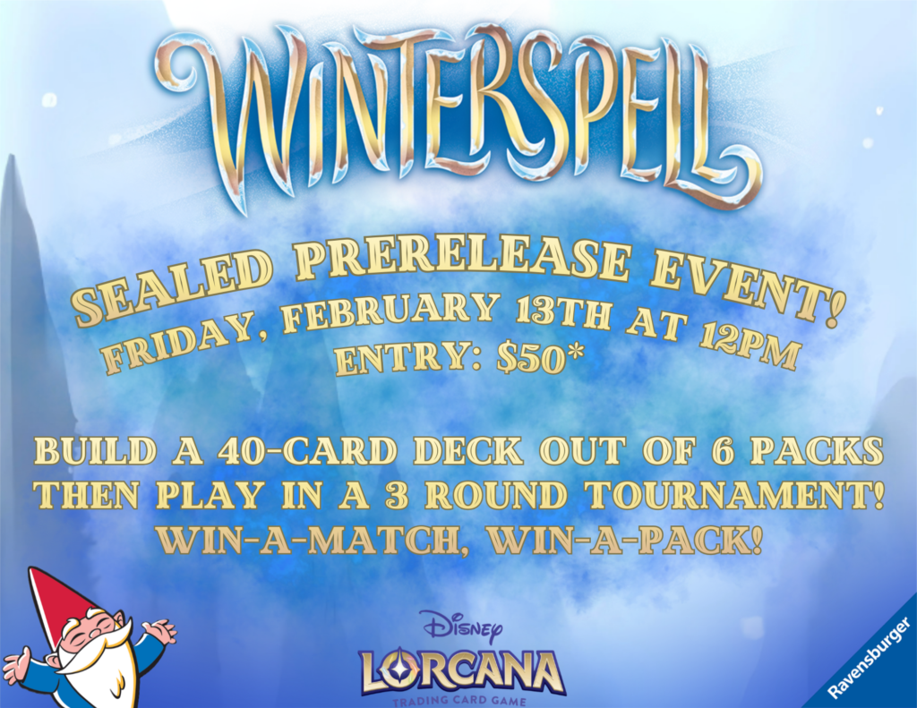 Disney Lorcana Winterspell Sealed Prerelease