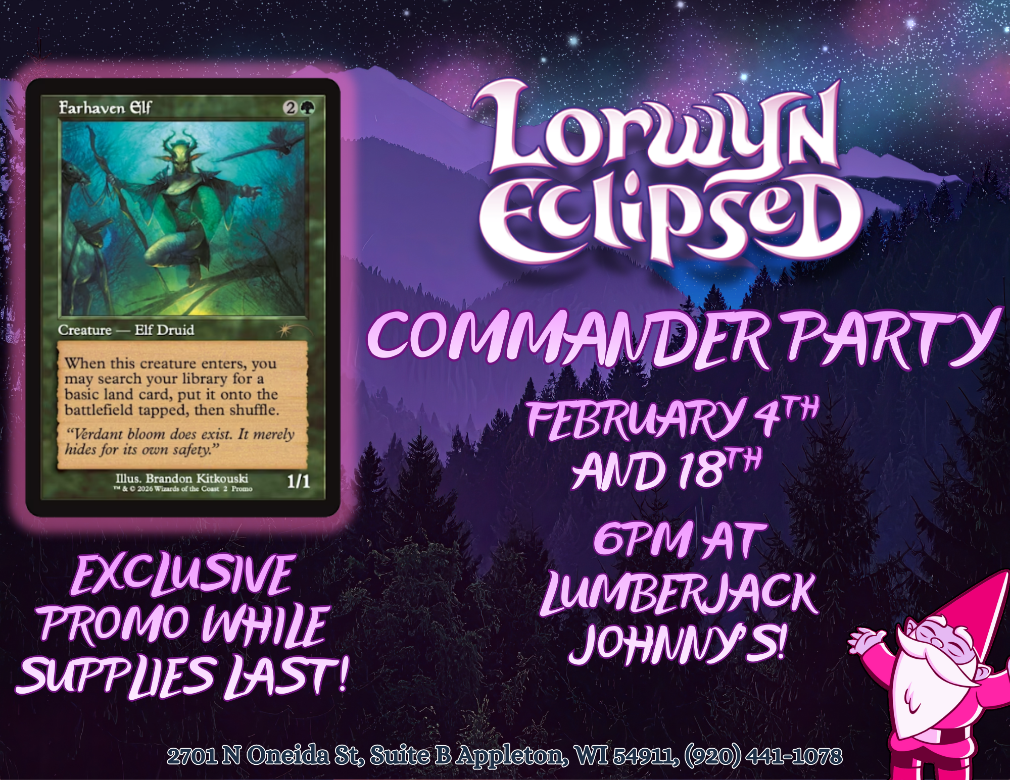 Lorwyn Eclipsed Commander Party