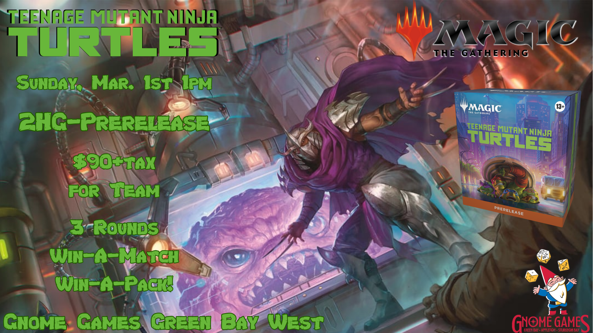 Gnome West Two-Headed Giant Prerelease Sunday