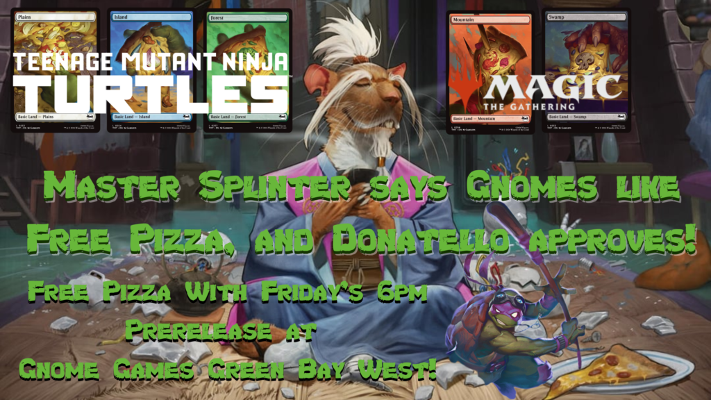 Free Pizza at the Gnomes!