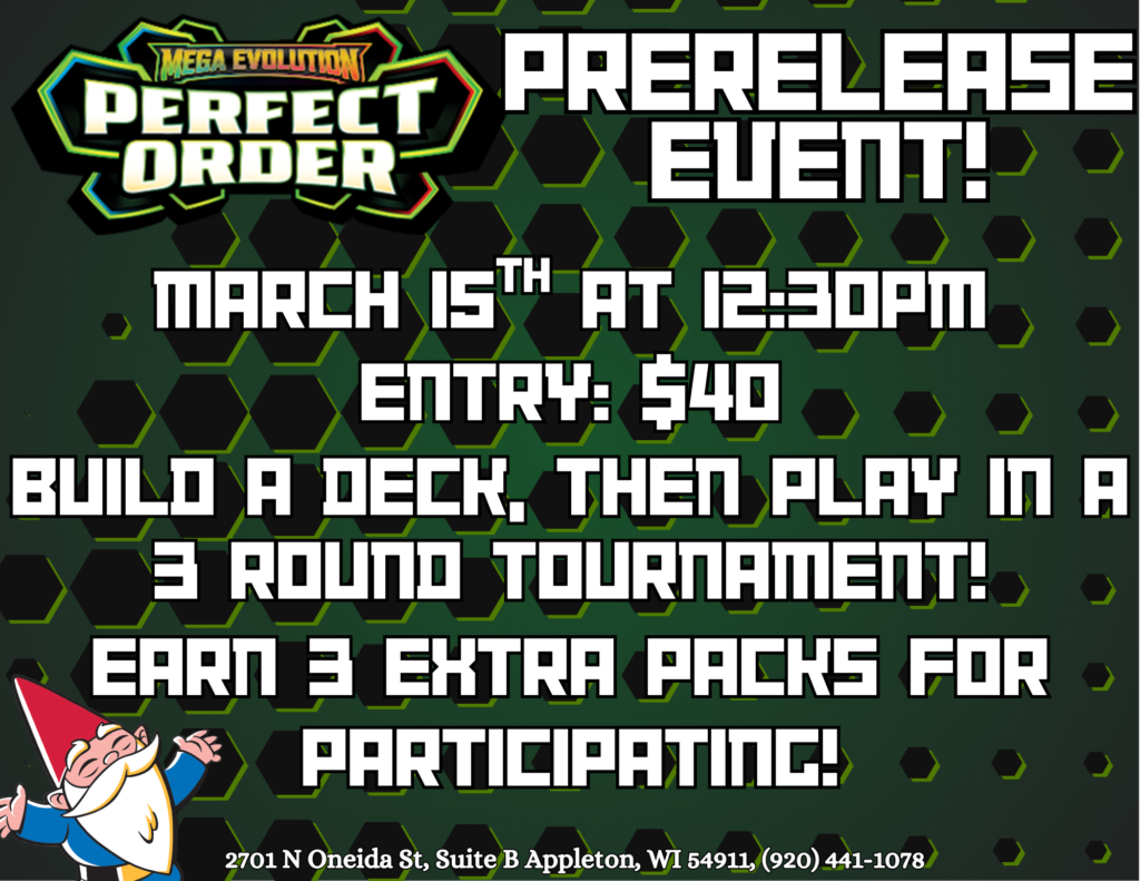 Pokemon Perfect Order Prerelease