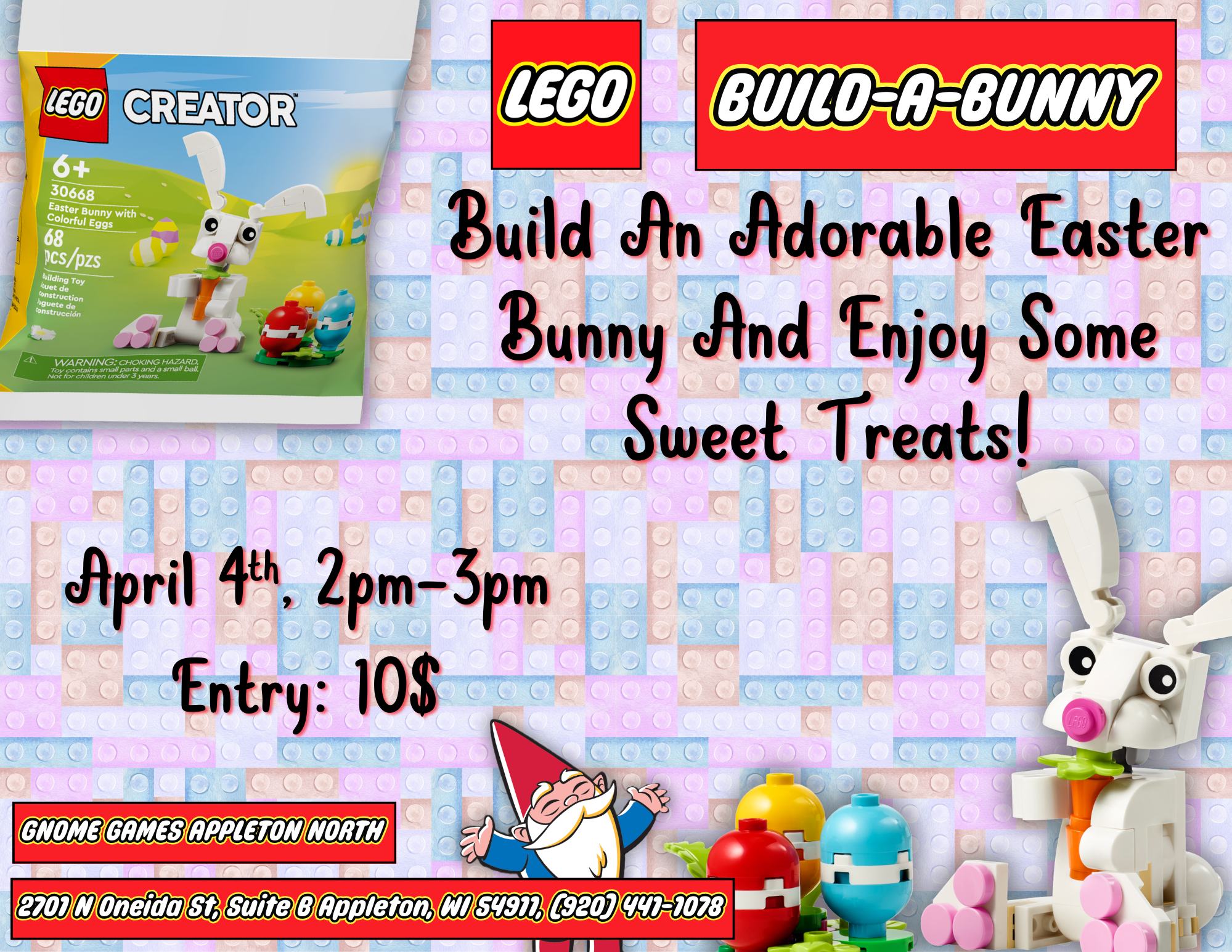 Lego Build-a-Bunny Event