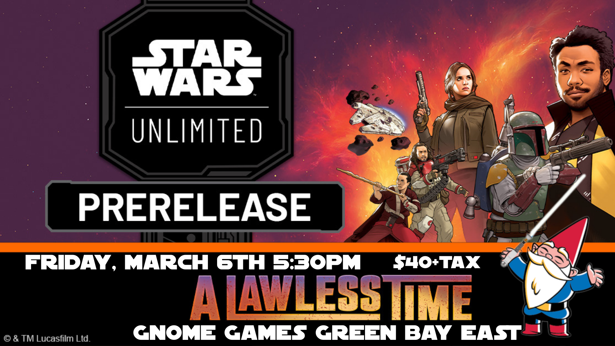 Gnome East A Lawless Time Prerelease