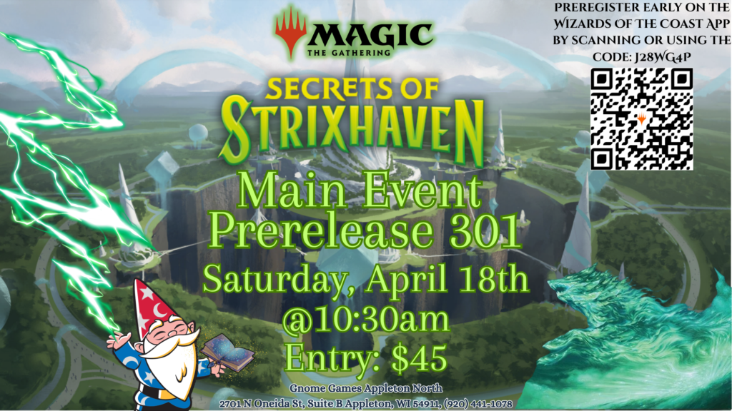 Main Event Prerelease 301