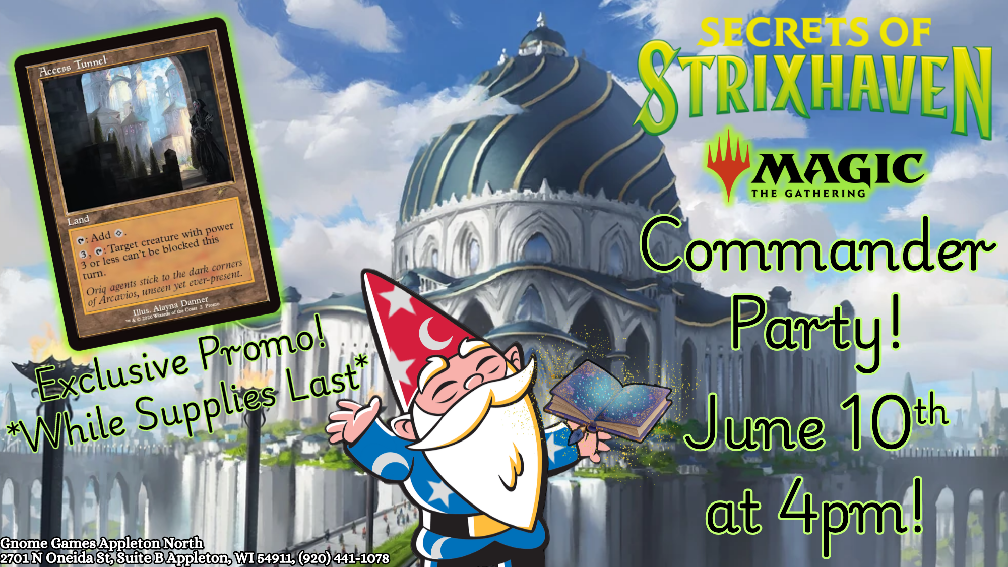 June Strixhaven Commander Party