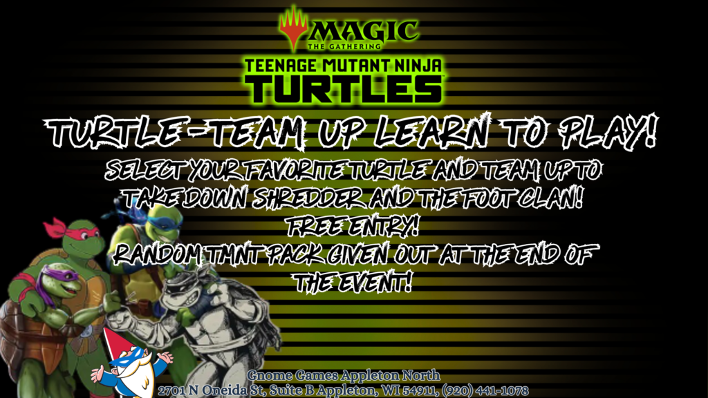 MTG Turtle Team Up Learn to Play