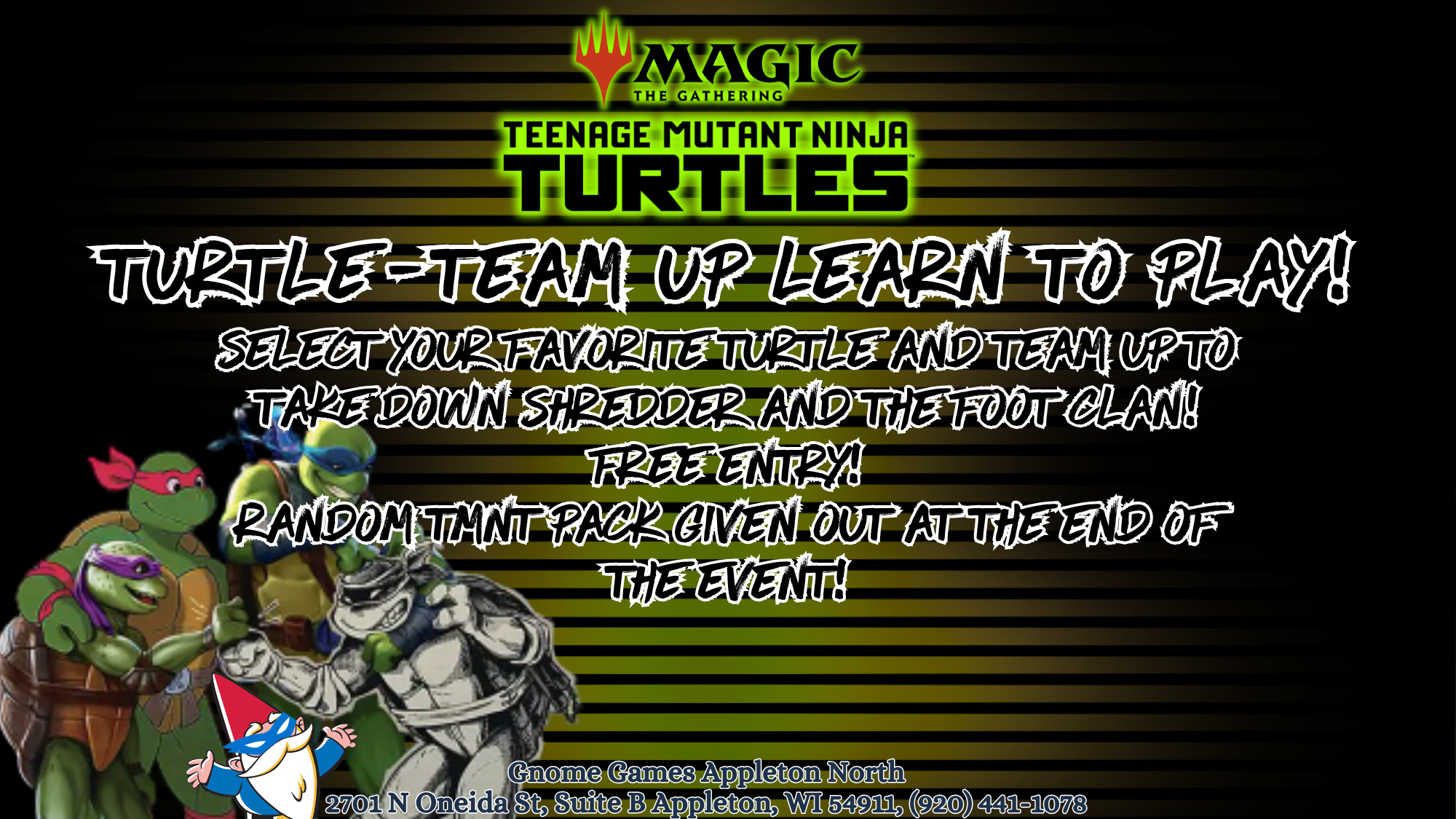 MTG Turtle Team Up Learn to Play