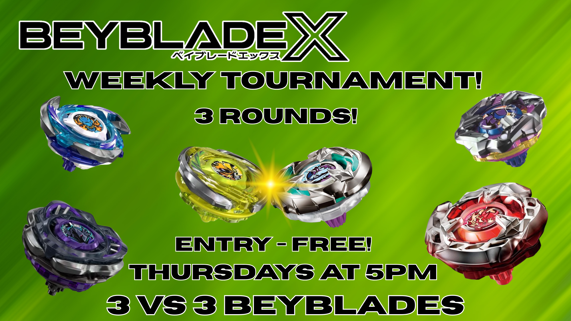BeybladeX 3v3 Tournament!