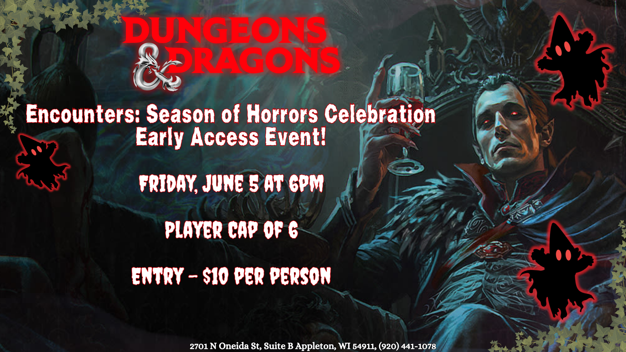 D&D Encounters Celebration Seasons of Horror Early Access
